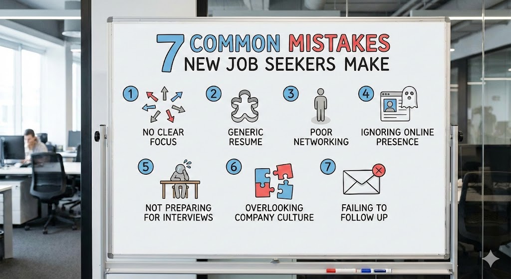 7 Mistakes New Job Seekers Make (And How to Avoid Them)