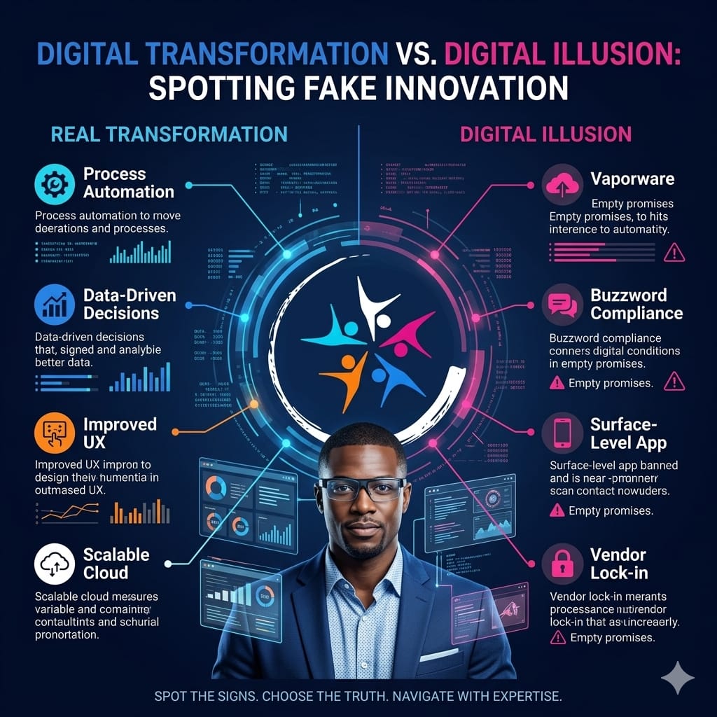 Digital transformation vs Digital illusion