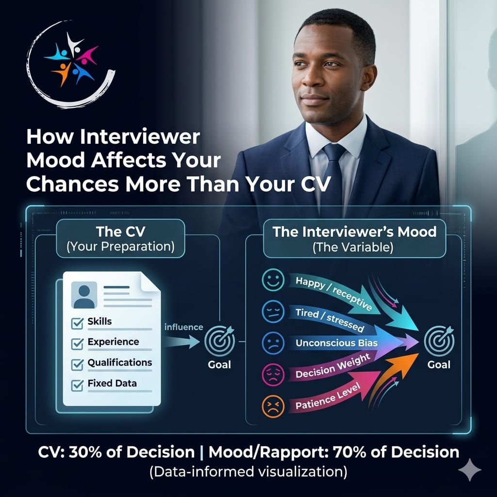 How interviewer mood can affect your chances more than your cv.