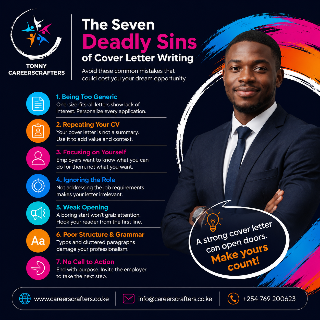 The Seven Deadly Sins of Cover Letter Writing