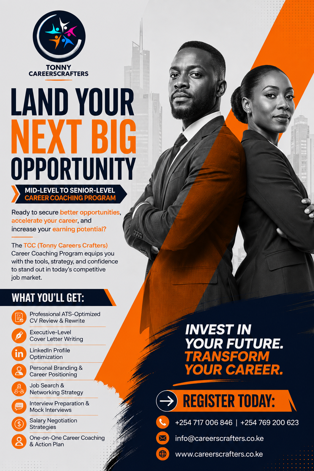 Mid-Level to Senior-Level Career Coaching